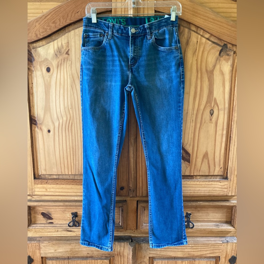 Boys Levi’s 511 blue denim jeans size 16 Regular (28X30)